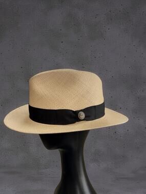 Goorin Bros Panama Hat XXL Genuine Toquilla Straw Made USA Hand Woven Ecuador